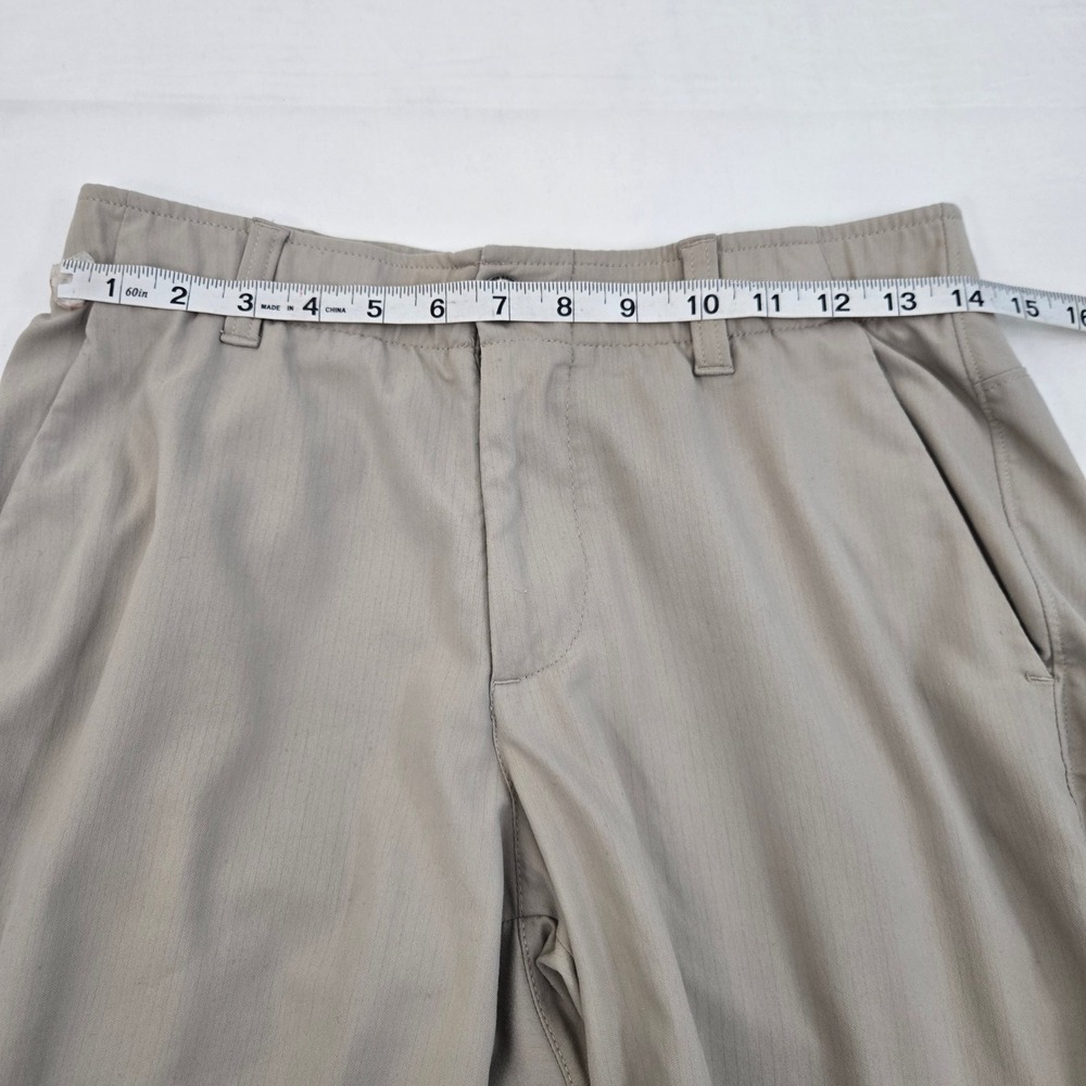 Under Armour  30x30 Showdown Golf Pants Khaki Performance‎ Stretch Ripstop Chino - Picture 5 of 10